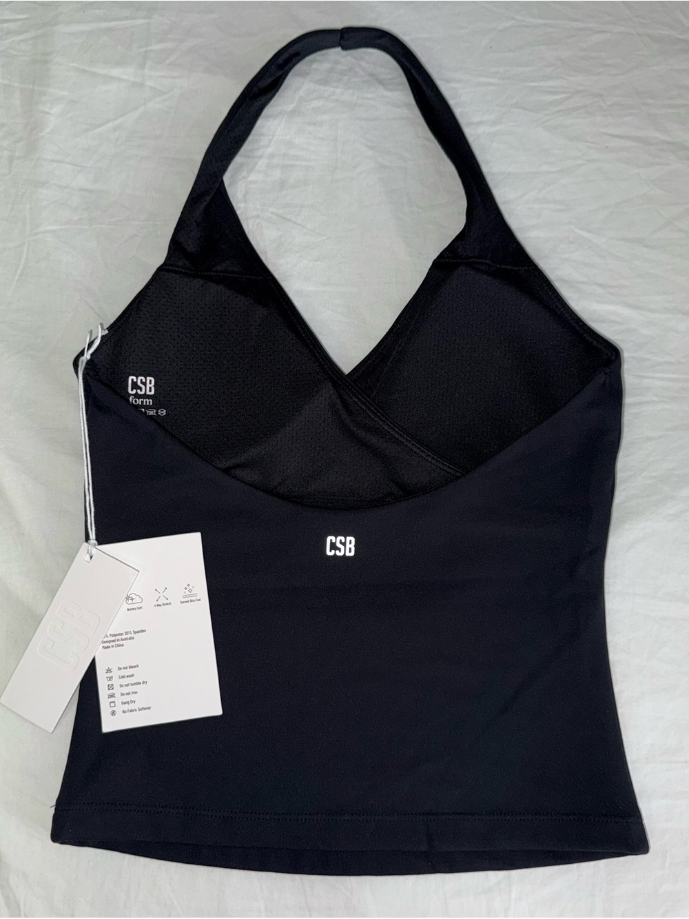 CSB FORM ATHENA TANK IN BLACK - Picture 3 of 12